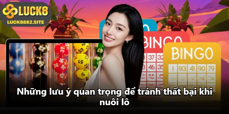 Những lưu ý quan trọng để tránh thất bại khi nuôi lô Những lưu ý quan trọng để tránh thất bại khi nuôi lô